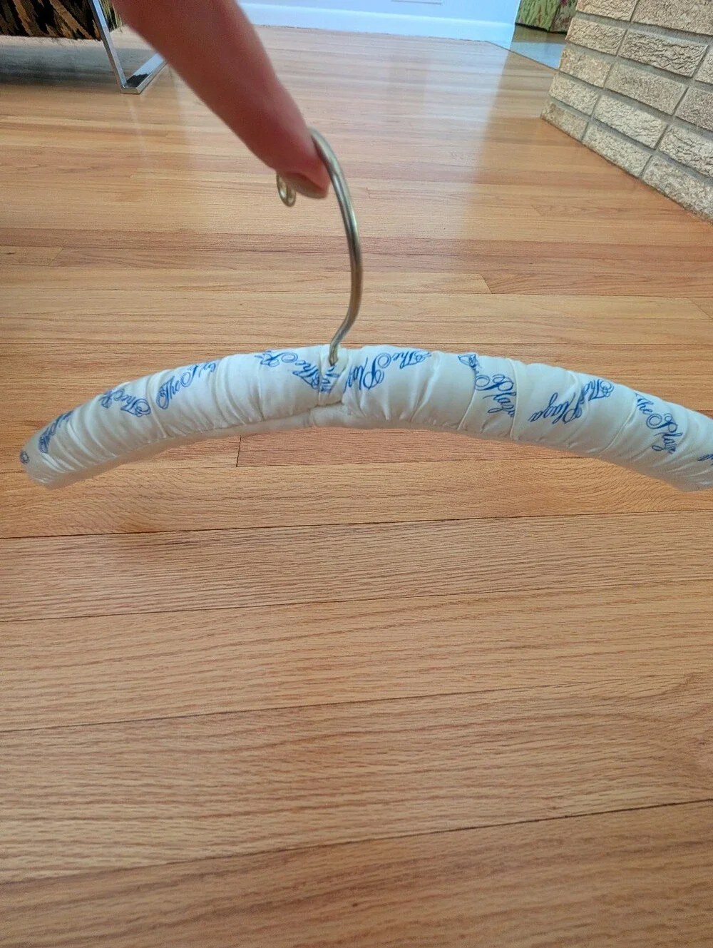 Vintage Satin Hanger From The Plaza Hotel